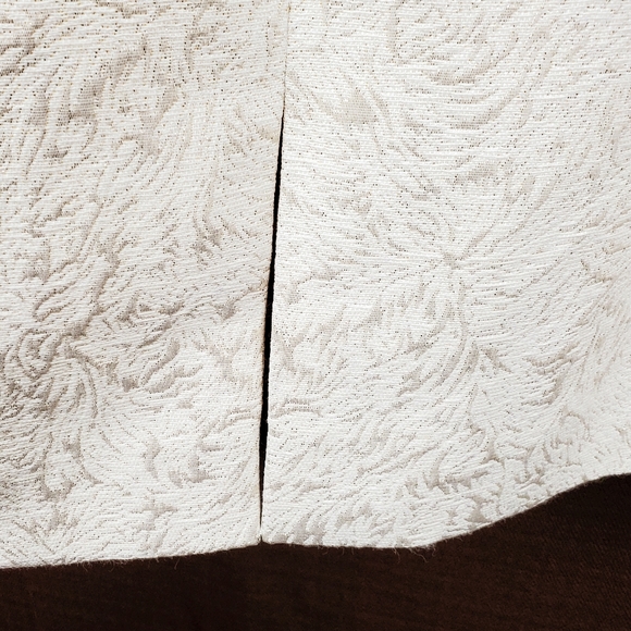 ADRIANNA PAPELL Ivory Gold Brocade Sheath Dress 2P - Picture 12 of 15